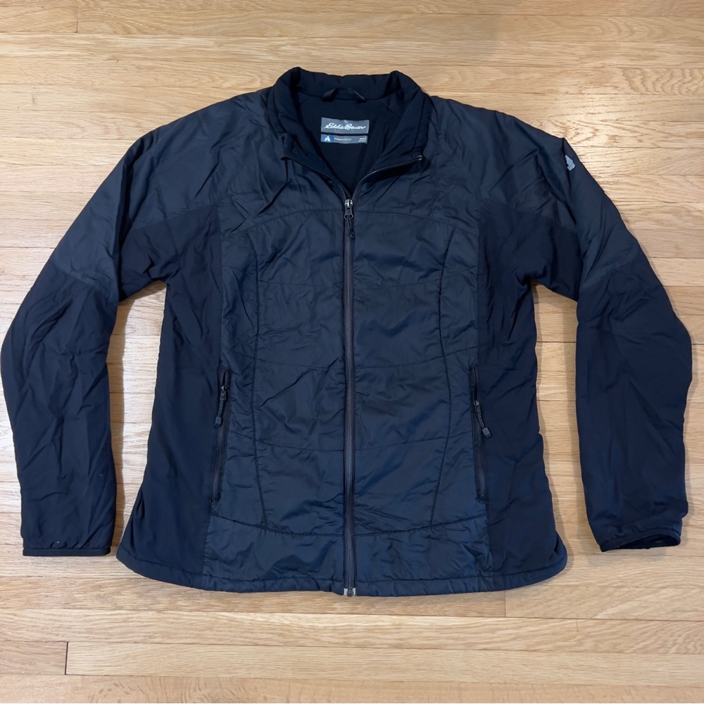 Eddie Bauer Primaloft Women’s Black Quilted Coat, Jacket, Lightweight
